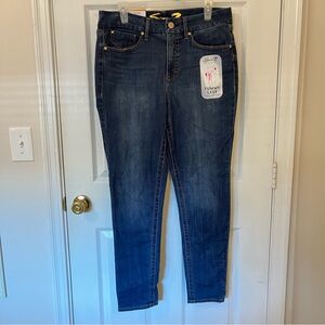 Seven7 Women’s Tummyless High Rise Skinny Jeans Dark Wash Size 12 NWT